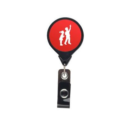 Picture of Round Badge Reel with Belt Clip